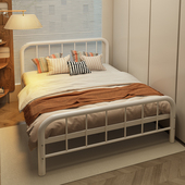 铁艺床单人家用法式 简约公主床小户型出租屋宿舍床现铁架双人床