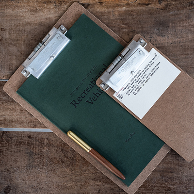 日本PUEBCO复古夹板A4板夹菜单夹子写字垫板文件夹板书写板文具