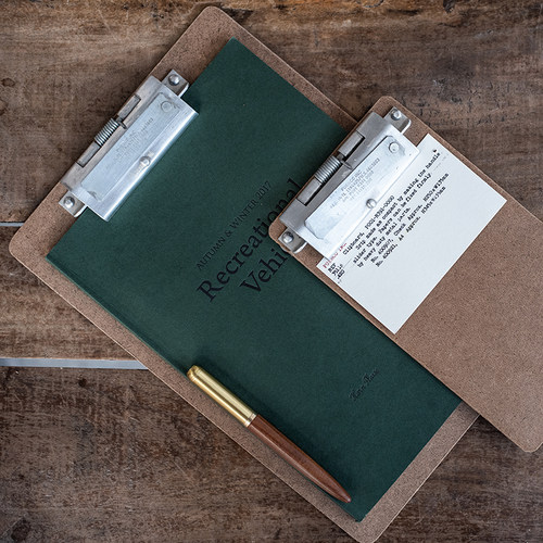 日本PUEBCO复古夹板A4板夹菜单夹子写字垫板文件夹板书写板文具