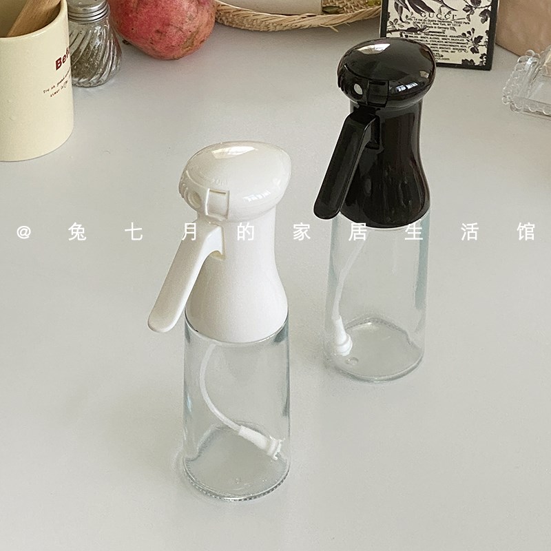 兔七月家用简约ins喷油壶玻璃厨房喷雾瓶油壶空气炸锅专用控油壶
