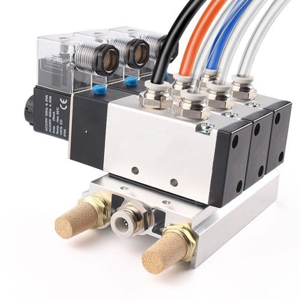 400M汇流板4V410-15电磁阀底座 盲板 垫片 二位五通2 3 4 6 8 10f