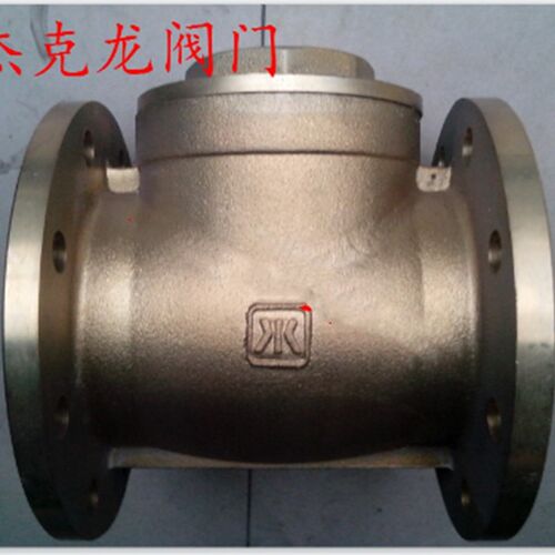 宁波杰克龙H44W-16T黄铜法兰旋启式水管防倒流单向止回阀DN40-150