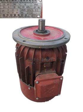 LD单梁起重机行车老式红色铁壳硬启动电机ZDY121-4/0.8KW南京总厂