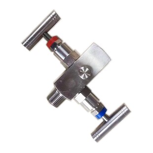 不锈钢二阀组EF 截止阀 3一体化压力表变送器内外丝两双针型阀热卖