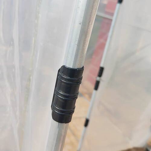 大棚配件黑色合金塑料压膜卡钢管卡扣夹子薄膜卡白正反卡压膜卡