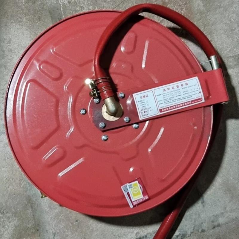 消防卷盘消防软管卷盘卡扣水龙卷消防栓箱水带卷盘箱柜全套壁挂式
