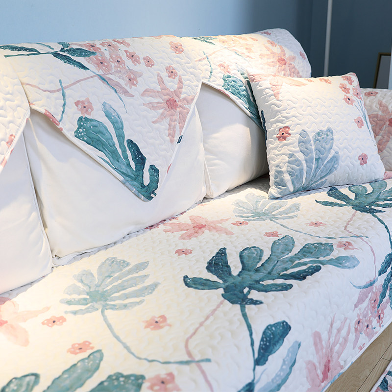 全棉沙发垫布艺坐垫防滑客厅四季通用沙发套罩靠背巾全贵妃定做,居家布艺,沙发垫,淘宝优惠券,粉丝福利购,淘宝优惠卷