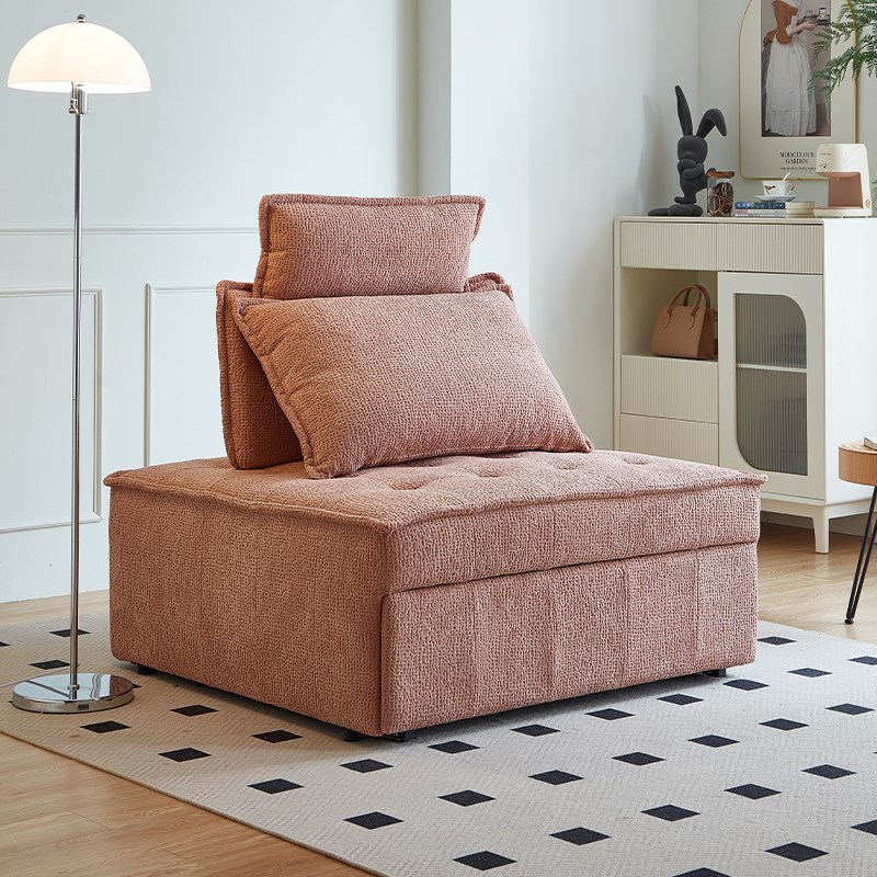 网红贵妃泡芙多功能沙发床一体两用客厅阳台奈迪芬可拆叠