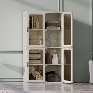 蚂蚁盒子简易衣柜简约现一体式整装柜子经济型家用卧室大衣橱