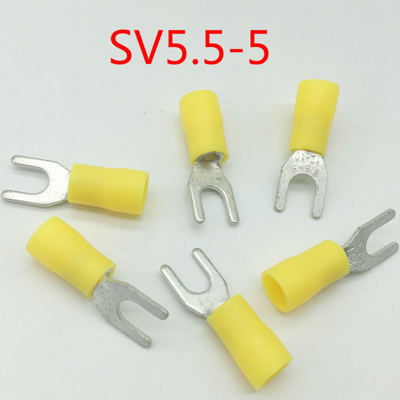 SV5叉形预绝缘端头 接线端子 冷压接线端头Y型端子U国标紫铜,电子/电工,接线端子,淘宝优惠券,粉丝福利购,淘宝优惠卷
