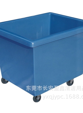 厂家直批白云AF08218玻璃钢布草车 毛巾收集车 洗衣房清洁推车