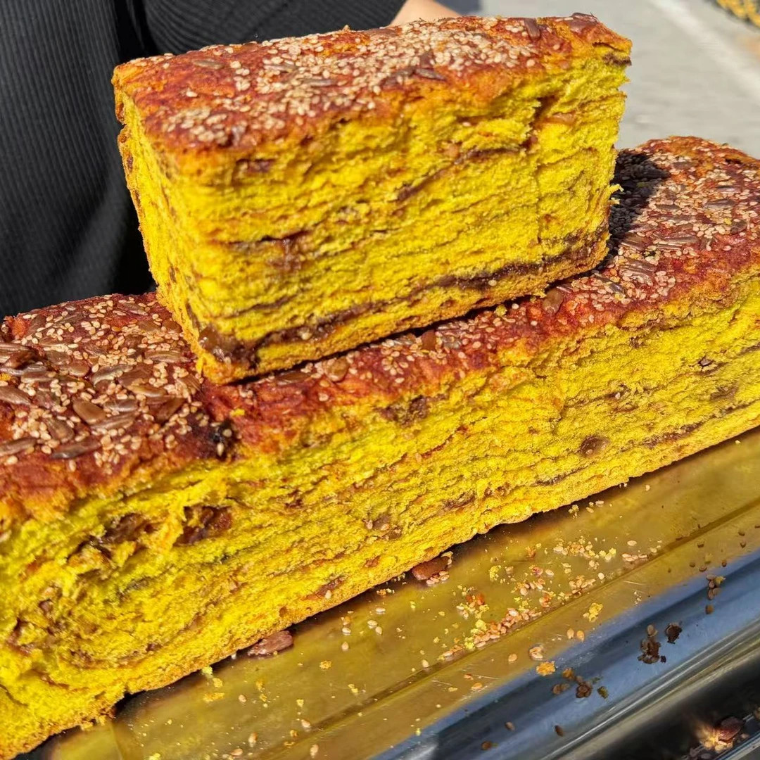 马海亚手工玫瑰千层饼葡萄干瓜子仁玫瑰饼子西北高原甘肃青海特产