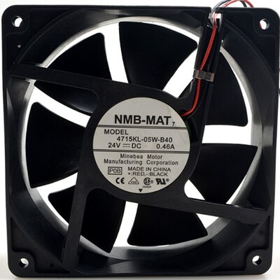 NMB 4715KL-05W-B40/B49 B30/B39 120*38 24V 0.40A/0.46A变频器