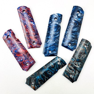 1911护木 配件改装 1911 Grips手柄 复合树脂材料刀柄CNC制作护木