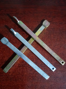 矿用方挡销扁头方钢长方钢带孔扁钢扁条四方钢棍40Cr方形方型挡销