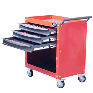 捷科3抽屉工具车不带双开门不带锁维修工具推车称重强多功能RC