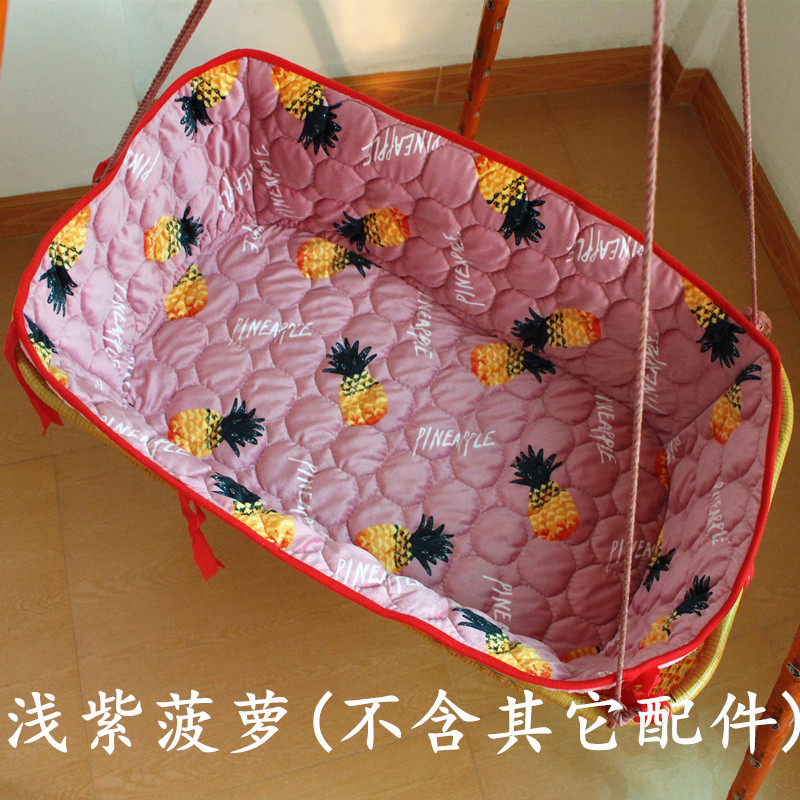 潮汕婴儿摇篮床垫电动上下摇儿童垫被法兰绒保暖新生护垫宝宝垫套