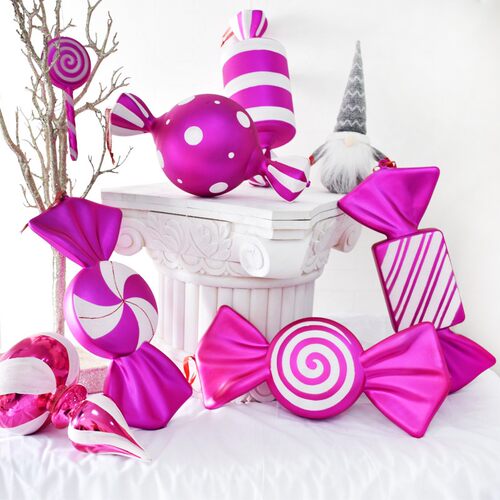 婚庆果庆节日布置装饰塑胶彩绘喜果挂件0C新年糖糖装饰创意糖果