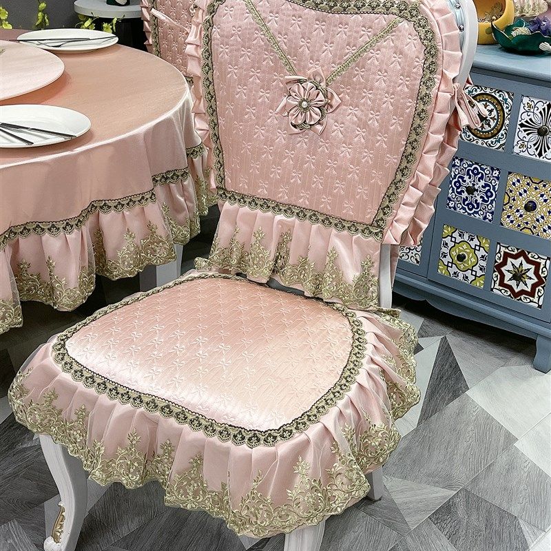 欧式圆形桌布欧式纯色粉餐椅套布艺蕾丝纯手工手工盘花,居家布艺,桌布,淘宝优惠券,粉丝福利购,淘宝优惠卷
