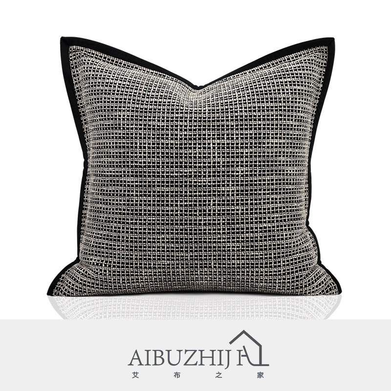 ns轻奢风沙发样板间简约现灰边定制抱枕床头靠垫,居家布艺,靠垫/抱枕,淘宝优惠券,粉丝福利购,淘宝优惠卷