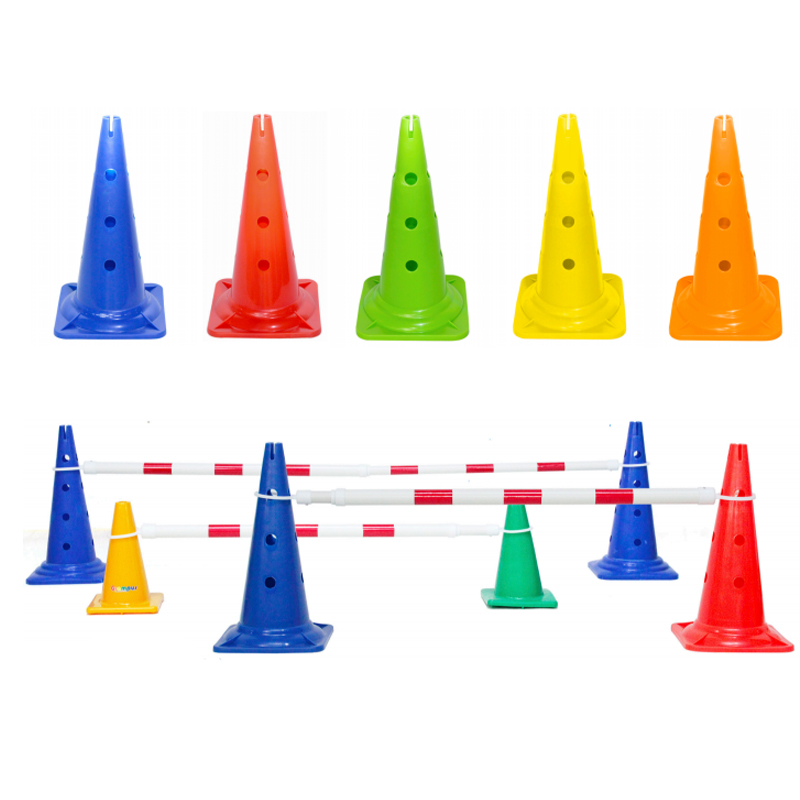 格乐普标志桶障碍栏跳高架路障儿童感统训练器材体能幼儿园教