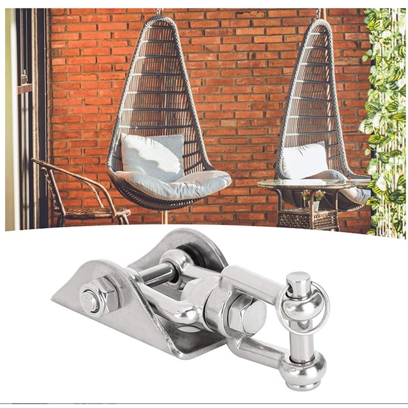 304不锈钢固定挂钩 秋千瑜伽固定扣 吊床吊椅沙袋悬挂钩 秋千配件