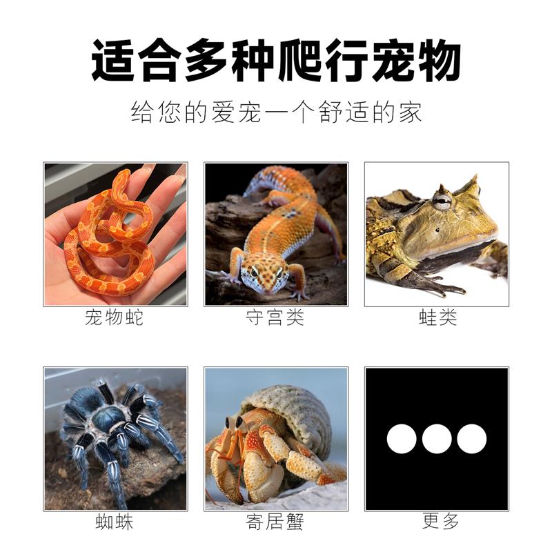 宠物蛇智能恒温箱爬宠豹纹守宫温控加热保温饲养缸玉米蛇爬柜造景