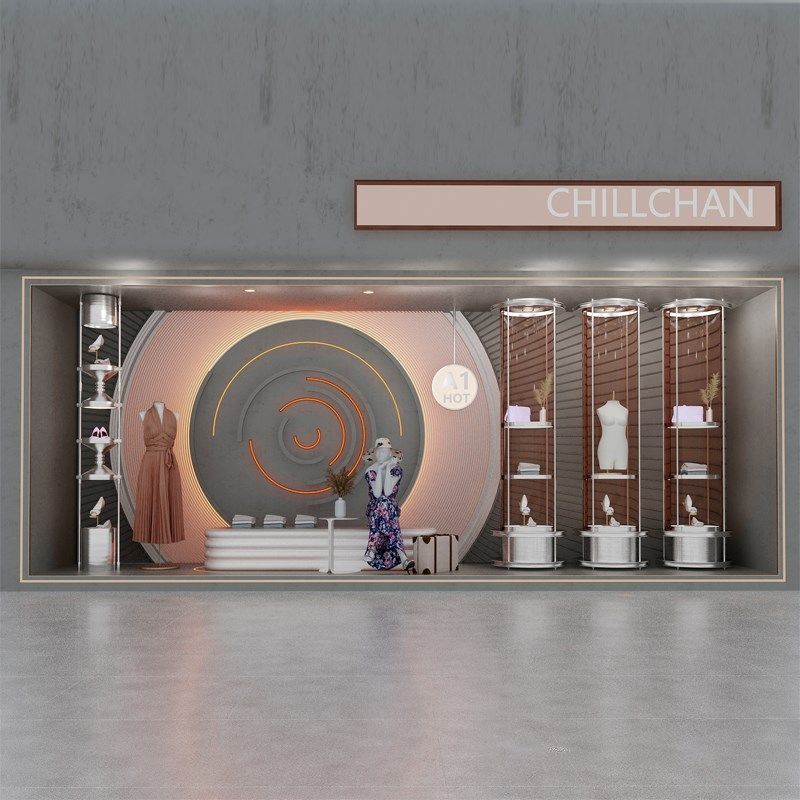 科技感异形展示柜收银台吧台橱窗展示桌流水台潮人网红店货架定制,商业/办公家具,展示柜/陈列柜/展示架/货柜,淘宝优惠券,粉丝福利购,淘宝优惠卷