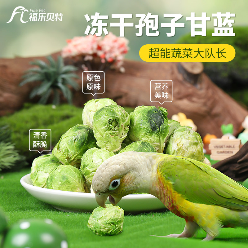 零食冻干蔬菜孢子甘蓝训练虎励鸟食玄凤啃丹奖皮饲料牡咬磨牙