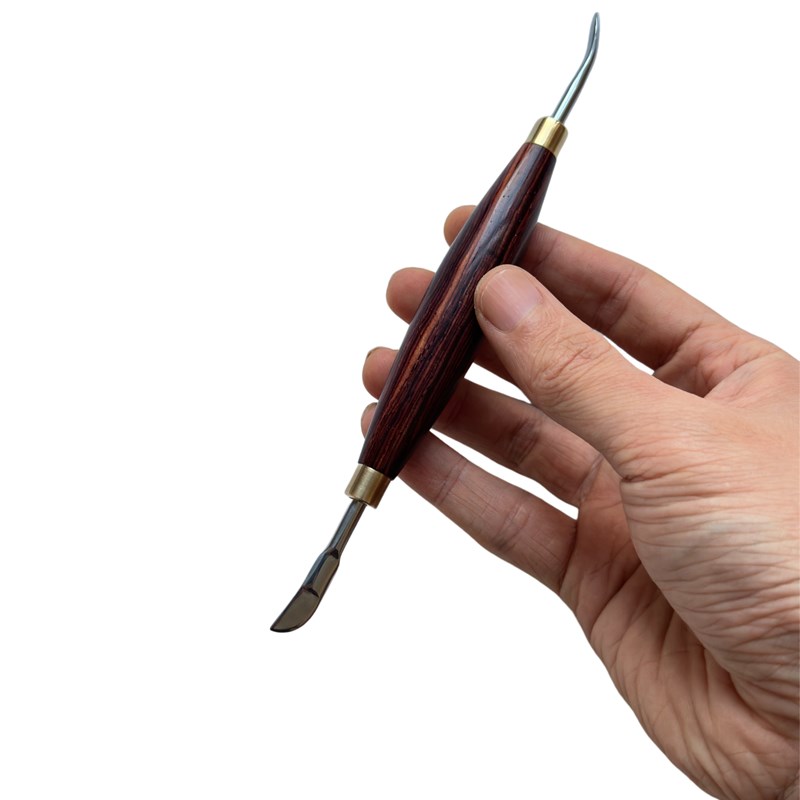 陶艺工具泥塑陶泥雕刻塑形工具皮雕工具压线刀压擦器