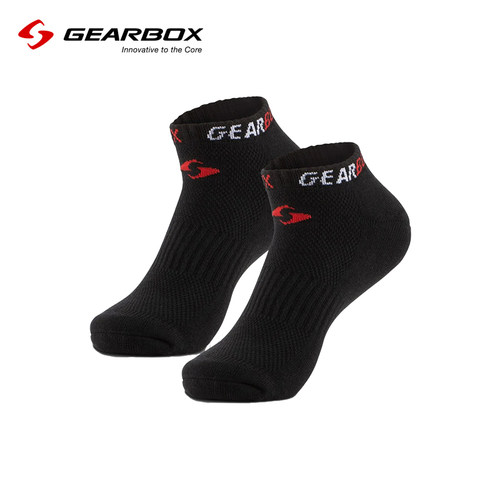 GEARBOX透气中筒运动袜男女