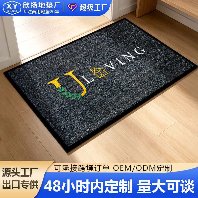 安洁美门口迎宾脚垫门垫户外进门门外防尘地垫门厅家用地毯可消毒