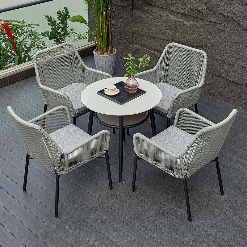 户外桌椅组合庭院别墅花园露天露台花园室外休闲桌椅防水防晒防腐