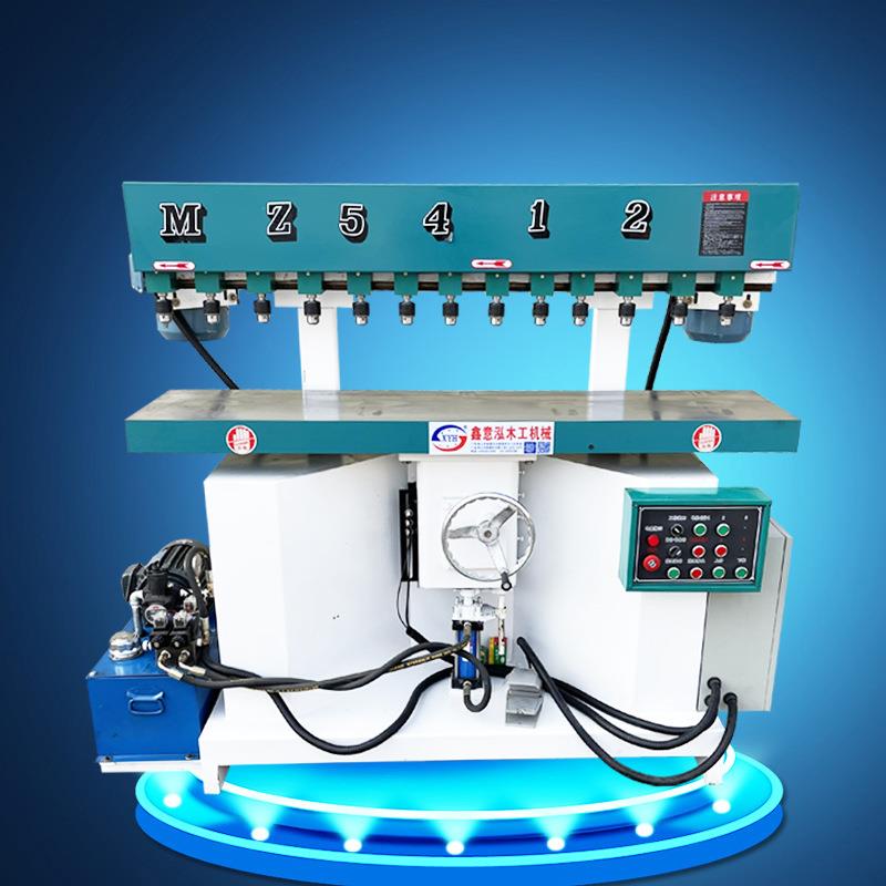 木工机械钻床8头多轴可调节钻孔机水平侧孔机铝型材钻孔机打孔机