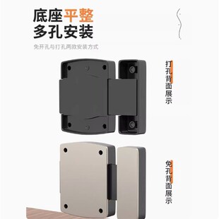 免打孔插销门锁扣木门卫生间防盗加厚门栓反锁门扣明装 房门闩 老式