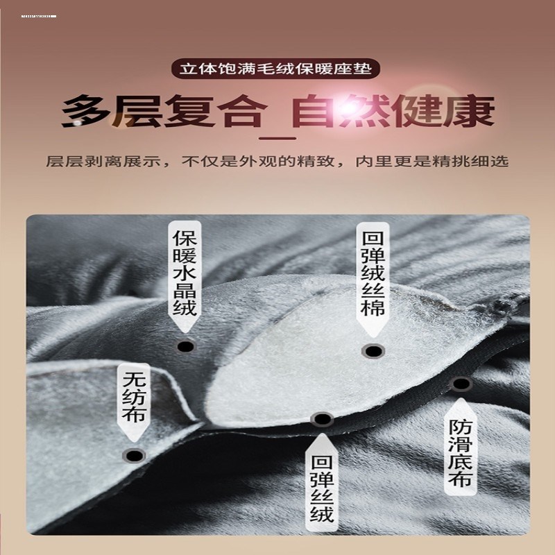 汽车坐垫冬季毛绒大众朗逸速腾宝来捷达桑塔纳卡通羽绒棉座套全包