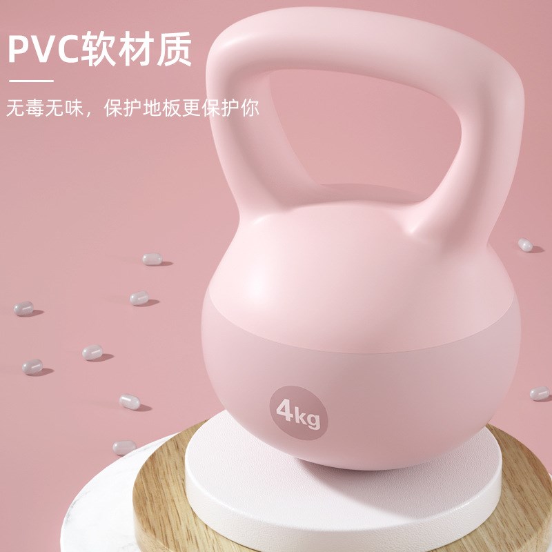 健身软壶铃女士家用瘦手臂练臀器械提壶哑铃翘臀壶铃深蹲力量训练