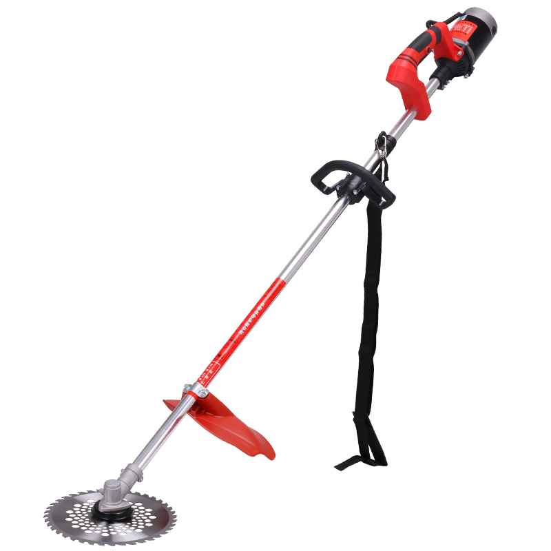 新充电割草机稻谷收割机家用开荒打草K机园林除草电动割草机