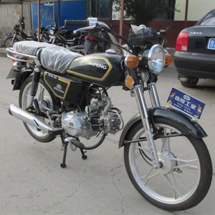 重庆经典 嘉陵工业嘉鹏90CC摩托车燃油助力车大油箱省油外卖车 老款