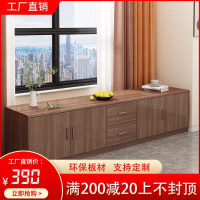 实木阳台飘窗柜储物柜地柜矮柜可坐卧室炕柜窗台置物柜收纳柜定制