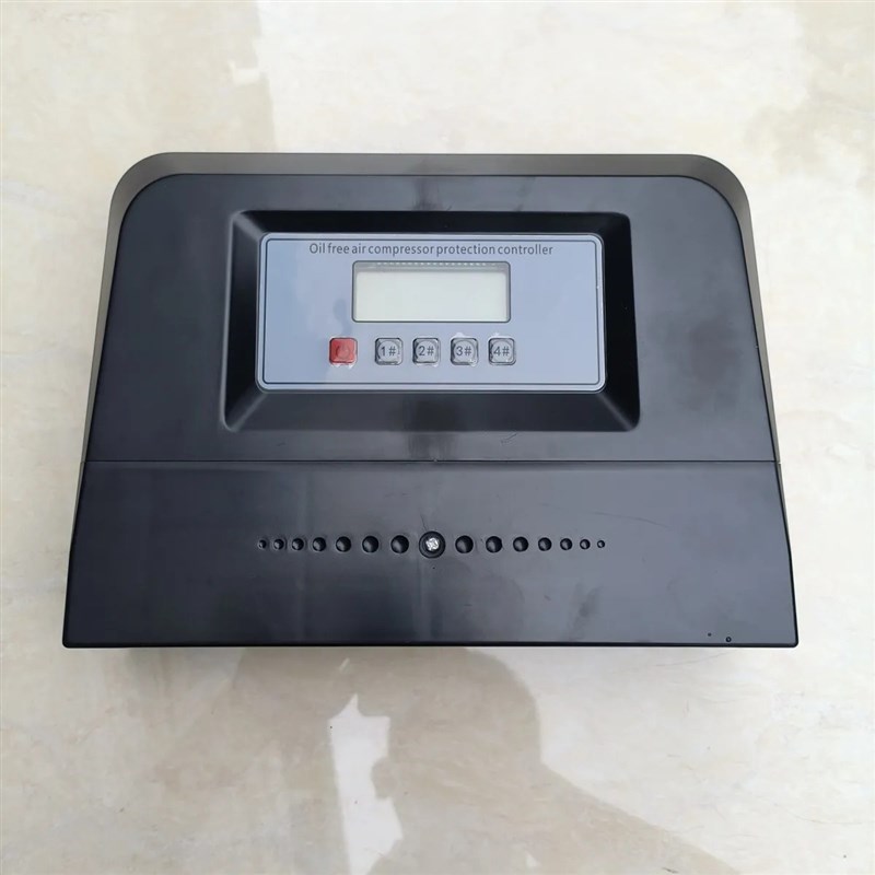 原厂3位4位无油静音空压机控制器智能电箱22N0V压缩机多就分时控