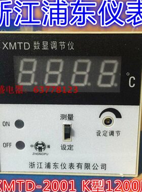 浙江浦东仪表有限公司 数显调节仪XMTD-2001 K 1200温控器 温控仪