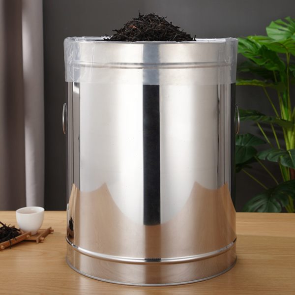 加厚米缸不锈钢米桶大号桶茶桶储物罐大容量茶叶罐果皮陈皮桶单丛