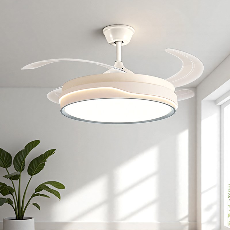 隐形风扇灯已接入APP智x能客厅电扇照体变频餐厅吊扇灯具