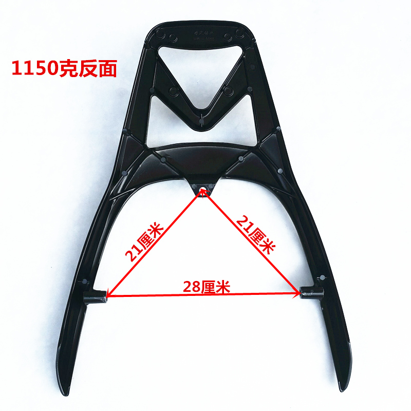 电动车摩托车豪战尾箱架尾翼大环聚英聚鹰连体中迅鹰小尚领后货架