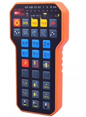 雕刻机无线手柄WHB02 维宏V5V8I兴多维系统无线摇控器 机床手轮