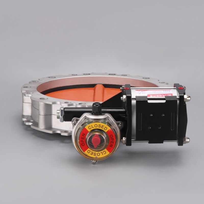 气动粉尘粉体蝶阀聚氨酯DN100单双法兰系列水泥搅拌站涡轮,五金/工具,蝶阀,淘宝优惠券,粉丝福利购,淘宝优惠卷