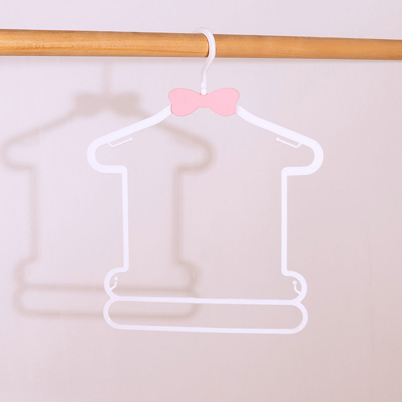 连体衣架一体式儿童婴儿彩色塑料衣服撑儿童衣架套装