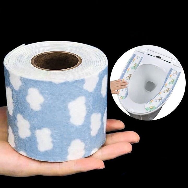 马桶坐垫家用抗菌马桶贴粘式坐便器垫坐便套吸水夏四季通用马桶圈
