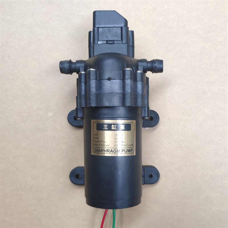 手提电动喷雾器12V高压水泵双泵电机大功率车载洗车器抽变频水泵